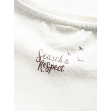 ISEO FLORAL LOGO-WHITE-32 dámské tričko bílé