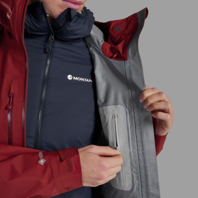 FEM ALTA XT JKT-DARK MAPLE-UK14/L dámská bunda tmavě červená