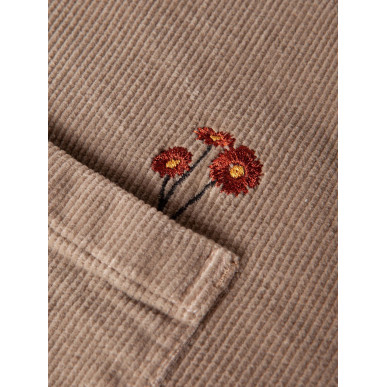 FENDELS-DARK SAND-38 dámská košile tmavě písková