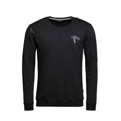 HOKKAIDO CHILLAZ ROPE-BLACK-XXS pánská mikina černá