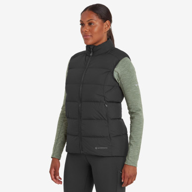 FEM TUNDRA GILET-BLACK-UK12/M dámská vesta černá