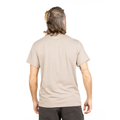 TYROLEAN TRIP-DARK SAND-M pánské tričko tmavě pískové