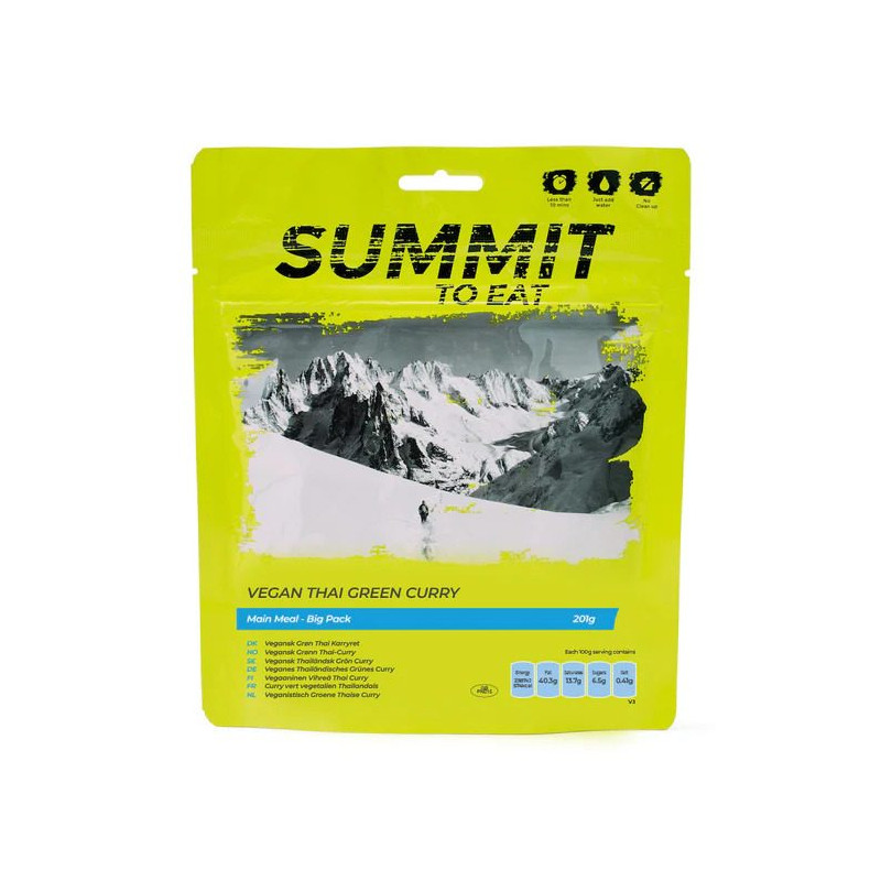 THAI GREEN CURRY Big Pack Thajské zelené kari 201g/1003kcal THAI GREEN CURRY Big Pack Thajské zelené kari 201g/1003kcal