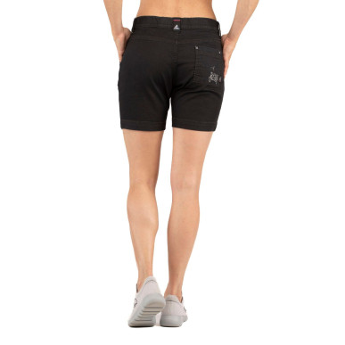 ALMSPITZ-DENIM BLACK-36 dámské kraťasy černé