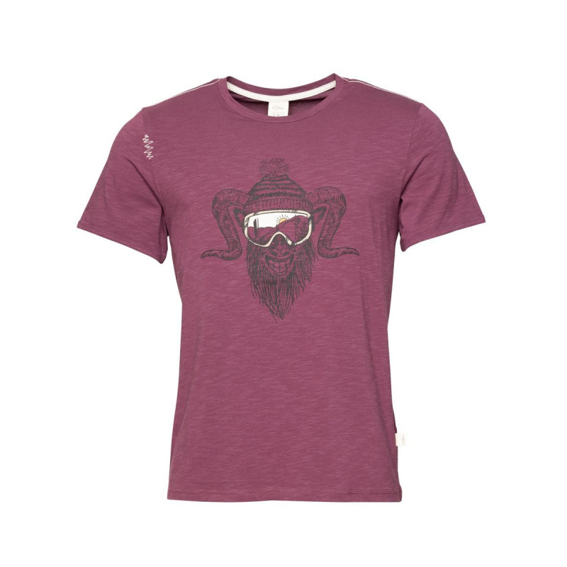 ROCK HERO WINTER-DARK BORDEAUX-XXS pánské tričko tmavě vínové