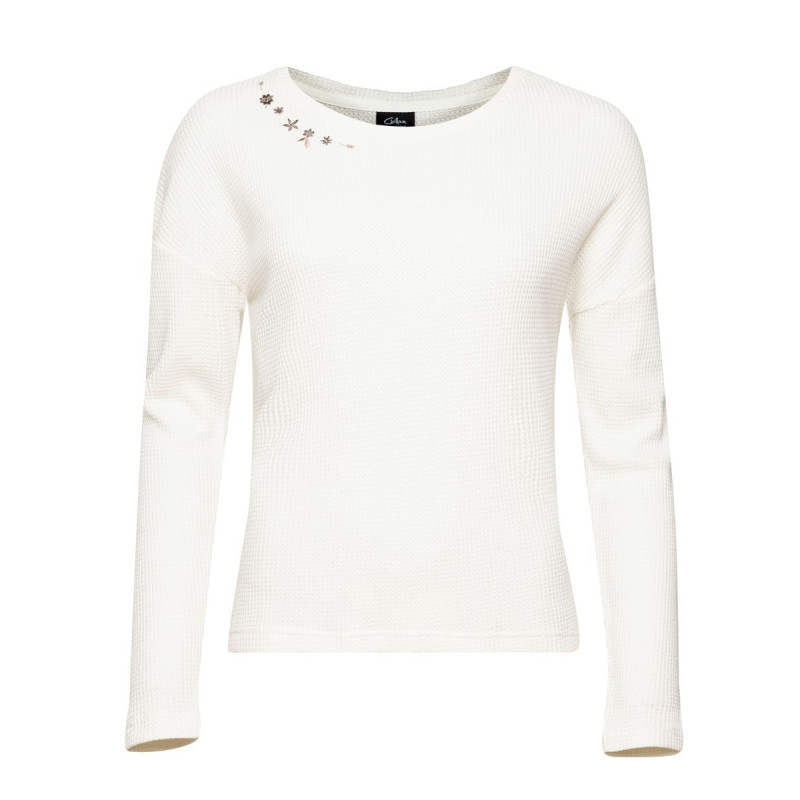 LIMBARA-SAND-42 dámské tričko s dlouhým rukávem pískové