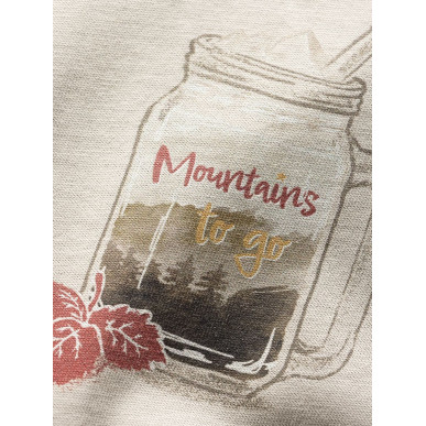 LEOBEN MOUNTAINS TO GO-BEIGE-46 dámské tričko béžové