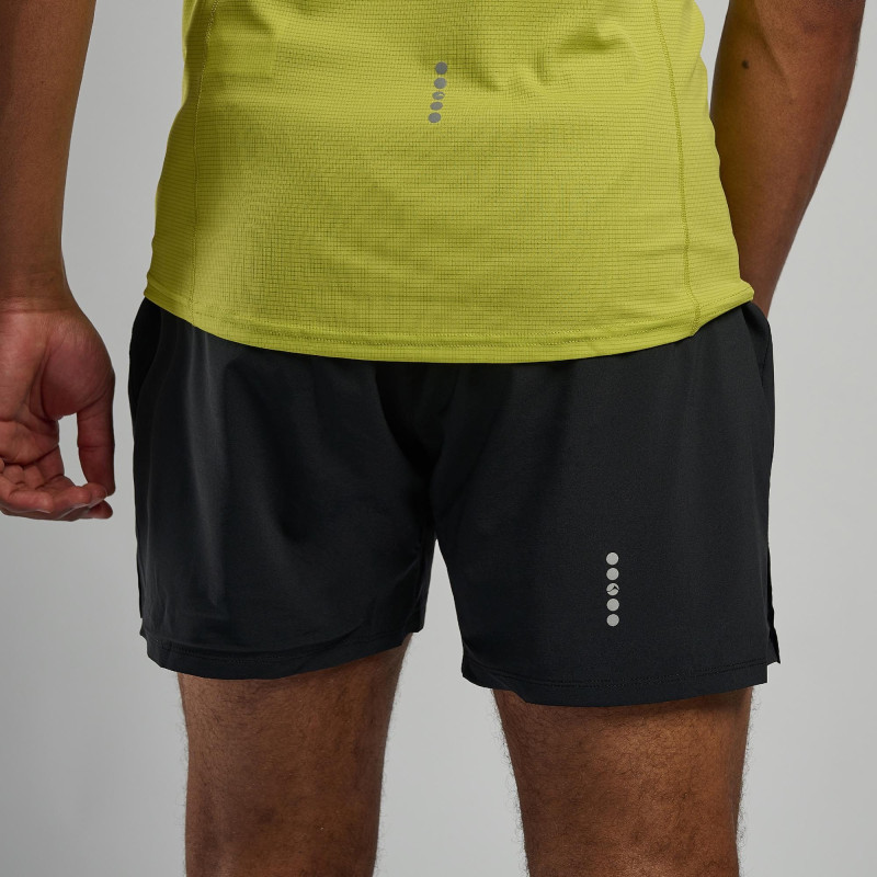 SLIPSTREAM 5" SHORTS-BLACK-S pánské kraťasy černé