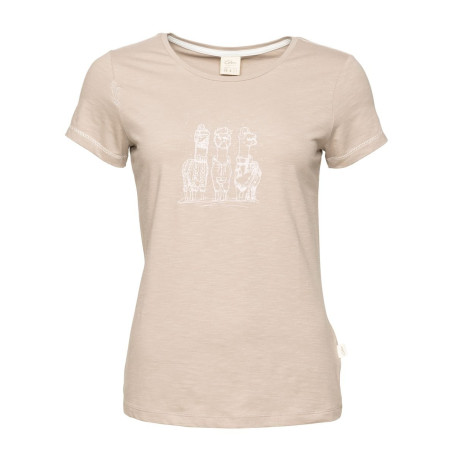 GANDIA ALPACA GANG WINTER-DARK SAND-38 dámské tričko tmavě pískové