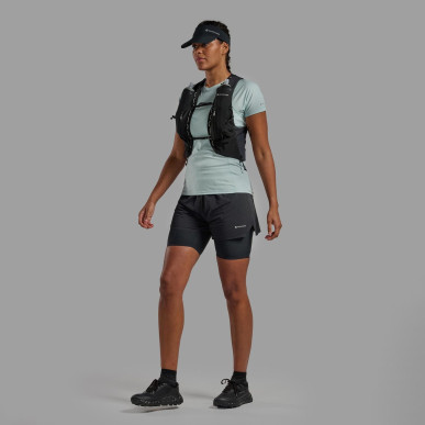 FEM JETSTREAM 4" SHORTS-BLACK-UK10/S dámské kraťasy černé