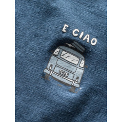 GANDIA E-CIAO-DARK BLUE-44 dámské tričko tmavě modré