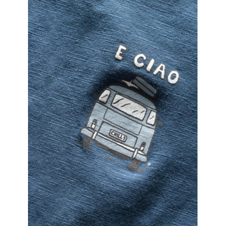 GANDIA E-CIAO-DARK BLUE-44 dámské tričko tmavě modré