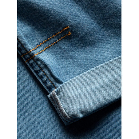 FUJI 3.0-DENIM LIGHT BLUE-36 dámské 3/4 kalhoty světle modré denim