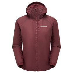 FEM FORTES LITE HOODIE-SUMAC-UK14/L dámská bunda bordó