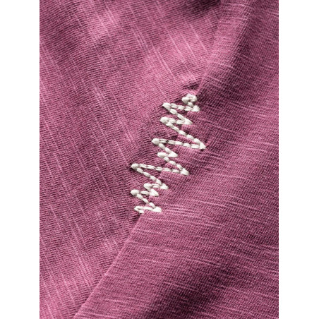 ROCK HERO WINTER-DARK BORDEAUX-L pánské tričko tmavě vínové