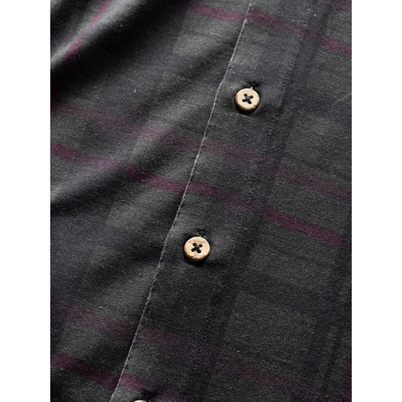 SEBASTIAN 2.0-DARK GREY-XS pánská košile tmavě šedá