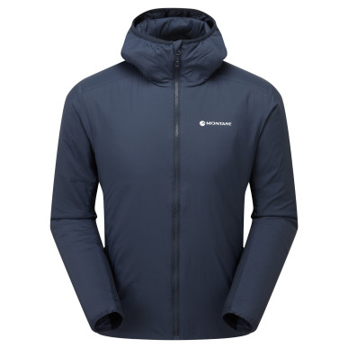 SIROCCO HOODIE-ECLIPSE BLUE-M pánská bunda modrá