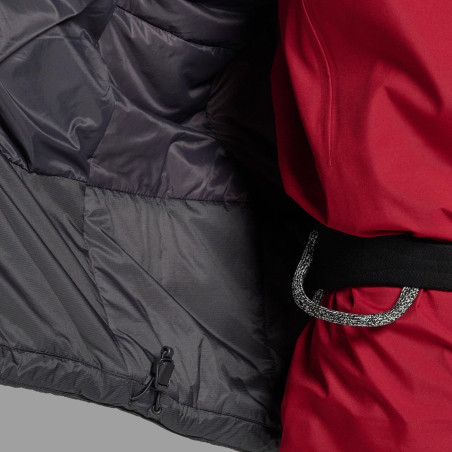 FORTES XT HOODIE-MIDNIGHT GREY-M pánská bunda tmavě šedá