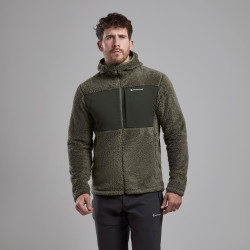 CALDUS XT HOODIE-CAPER-L pánská bunda olivová