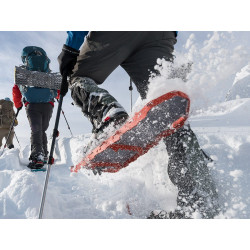 LIGHTNING EXPLORE M 30 International Orange pánské sněžnice 76cm červený rám