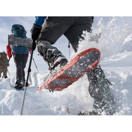 LIGHTNING EXPLORE M 30 International Orange pánské sněžnice 76cm červený rám