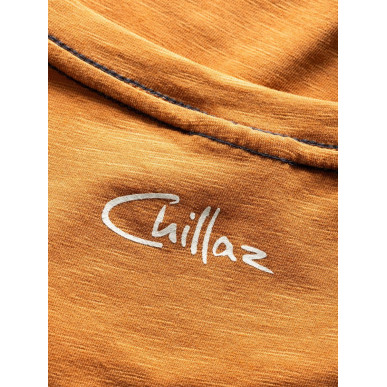 CHILLAZ TIME TO CHILL-ORANGE BROWN-XL pánské tričko oranžovo hnědé