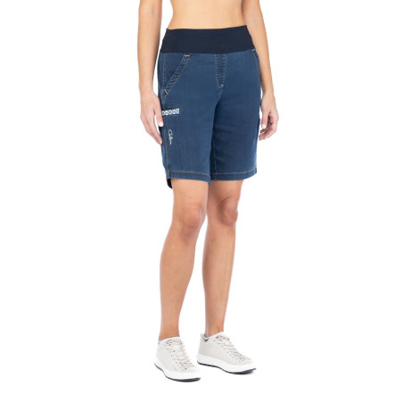 SANDRA 3.0-DENIM BLUE-46 dámské kraťasy modré denim