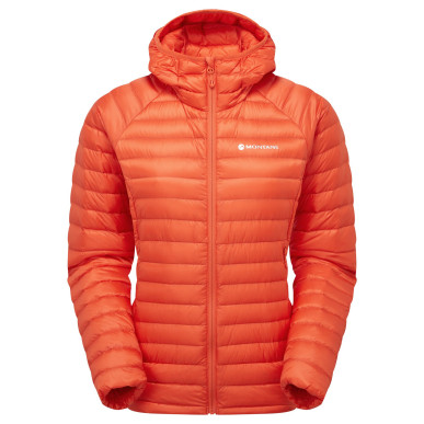 FEM ANTI-FREEZE LITE HOODIE-TIGERLILY-UK10/S dámská bunda oranžová