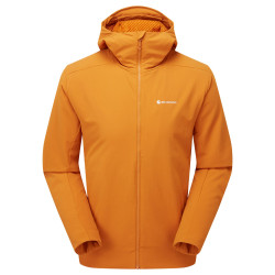 KHAMSIN HOODIE-AMBER-XL pánská bunda oranžová