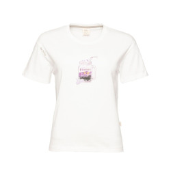 LEOBEN MOUNTAINS TO GO-WHITE-40 dámské tričko bílé