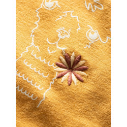 GANDIA HAPPY ALPACA-OCHRE-44 dámské tričko okrové