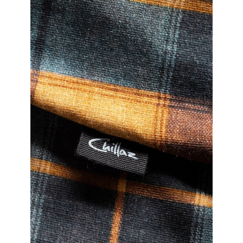 SIMILAUN 2.0-OCHRE GREYBLUE-36 dámská košile okrovo šedomodrá