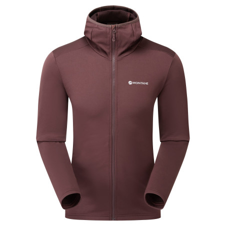 PROTIUM HOODIE-DARK GARNET-L pánská mikina hnědofialová