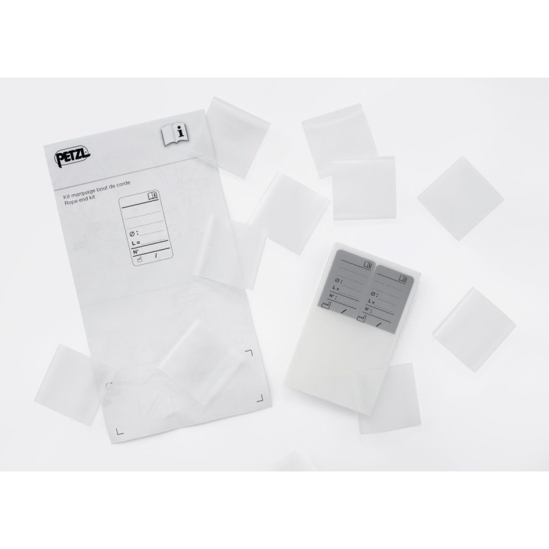 PETZL sada pro značení konců lan - 20 koncovek + štítky