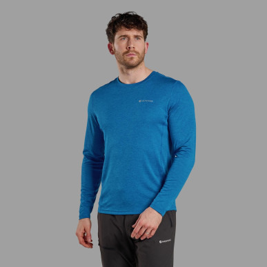 DART LONG SLEEVE T-SHIRT-NEPTUNE BLUE-XXL pánské triko dlouhý ruk. modré