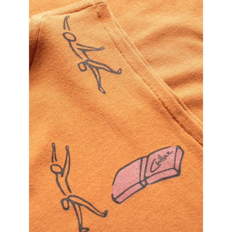 VILS SPOTTER-ORANGE BROWN-L pánské tílko hnědo oranžové