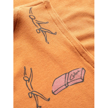 VILS SPOTTER-ORANGE BROWN-L pánské tílko hnědo oranžové