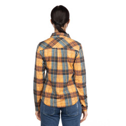 SIMILAUN 2.0-OCHRE GREYBLUE-34 dámská košile okrovo šedomodrá