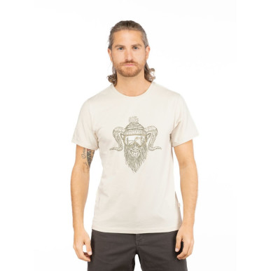 ROCK HERO WINTER-SAND-XL pánské tričko pískové