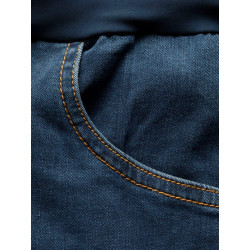 DAONE-DENIM DARK BLUE-40 dámské kalhoty tmavě modré denim