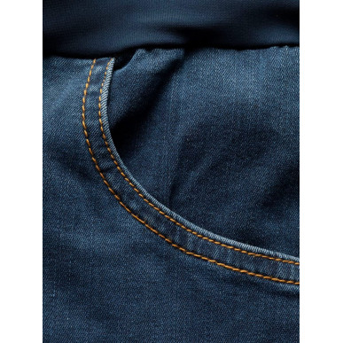 DAONE-DENIM DARK BLUE-40 dámské kalhoty tmavě modré denim