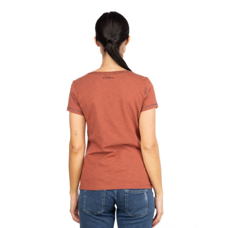 GANDIA ALPACA GANG WINTER-BRICK-42 dámské tričko cihlové