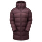 POLARON XT HOODIE-DARK GARNET-S pánská bunda hnědofialová