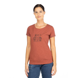 GANDIA ALPACA GANG WINTER-BRICK-34 dámské tričko cihlové