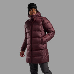 POLARON XT HOODIE-DARK GARNET-XL pánská bunda hnědofialová