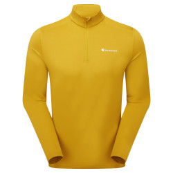 DART XT ZIP NECK-GINKGO GOLD-XL pánské triko dlouhý ruk. žluté
