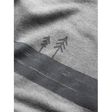 FLATANGER-DARK RED-M pánské triko s dlouhým rukávem tmavě červené