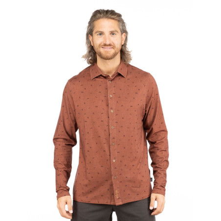 SEBASTIAN 2.0-BRICK-S pánská košile cihlová