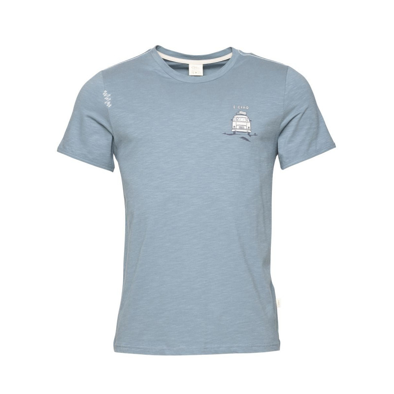 E CIAO-GREYBLUE-XXS pánské tričko šedomodré