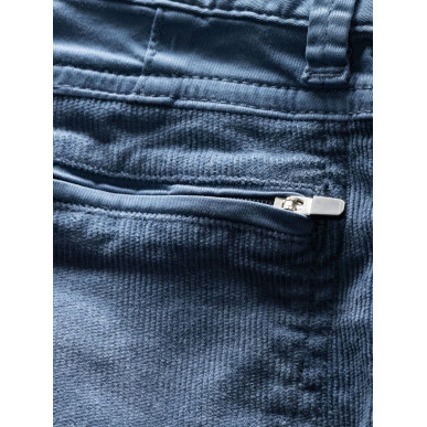 ROFAN 2.0 ( CORD MIX )-DARK BLUE-XXL pánské kalhoty tmavě modré